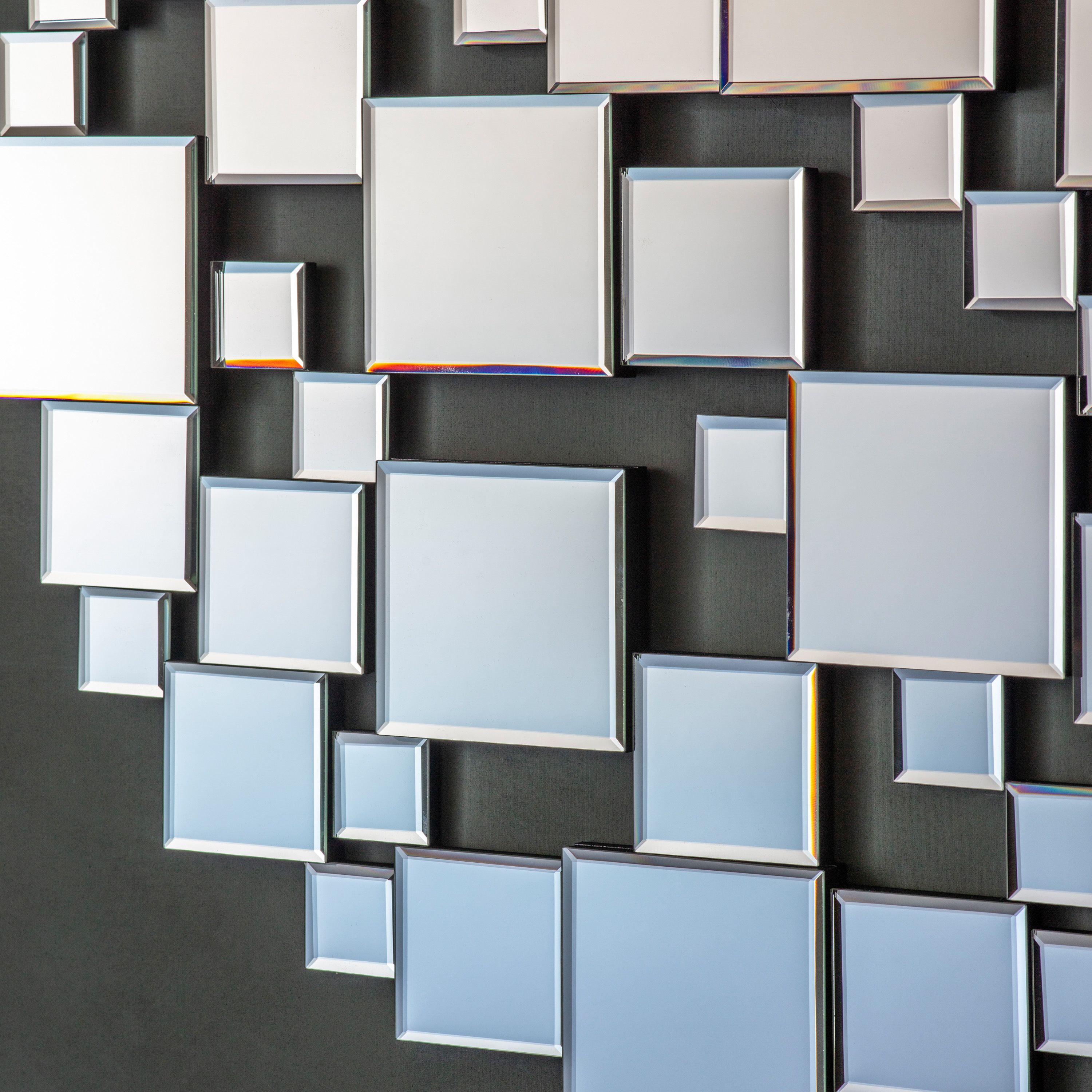 Huron Bevelled Round Wall Mirror